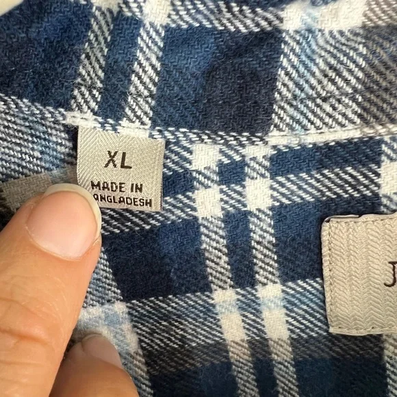 JACHS Plaid Long Sleeve Shacket - Picture 9 of 9